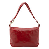 Borsa a spalla da donna 100% pelle 5578-Rosso I Fratelli