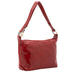 Borsa a spalla da donna 100% pelle 5578-Rosso I Fratelli