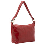 Borsa a spalla da donna 100% pelle 5578-Rosso I Fratelli