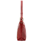 Borsa a spalla da donna 100% pelle 5578-Rosso I Fratelli