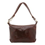 Borsa a spalla da donna 100% pelle 5578-Tmoro I Fratelli