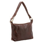 Borsa a spalla da donna 100% pelle 5578-Tmoro I Fratelli