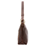 Borsa a spalla da donna 100% pelle 5578-Tmoro I Fratelli