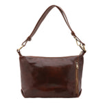 Borsa a spalla da donna 100% pelle 5578-Tmoro I Fratelli