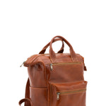 Borsa a tracolla uomo in vera pelle Made in Italy 5581-Cognac I Fratelli