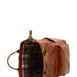 Borsa a tracolla uomo in vera pelle Made in Italy 5581-Cognac I Fratelli