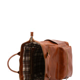 Borsa a tracolla uomo in vera pelle Made in Italy 5581-Cognac I Fratelli