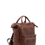 Borsa a tracolla uomo in vera pelle Made in Italy 5581-Marrone I Fratelli