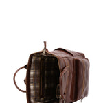 Borsa a tracolla uomo in vera pelle Made in Italy 5581-Marrone I Fratelli