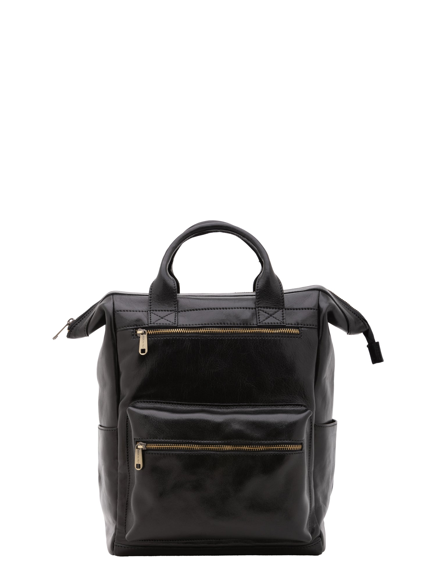 Borsa a tracolla uomo in vera pelle Made in Italy 5581-Nero I Fratelli