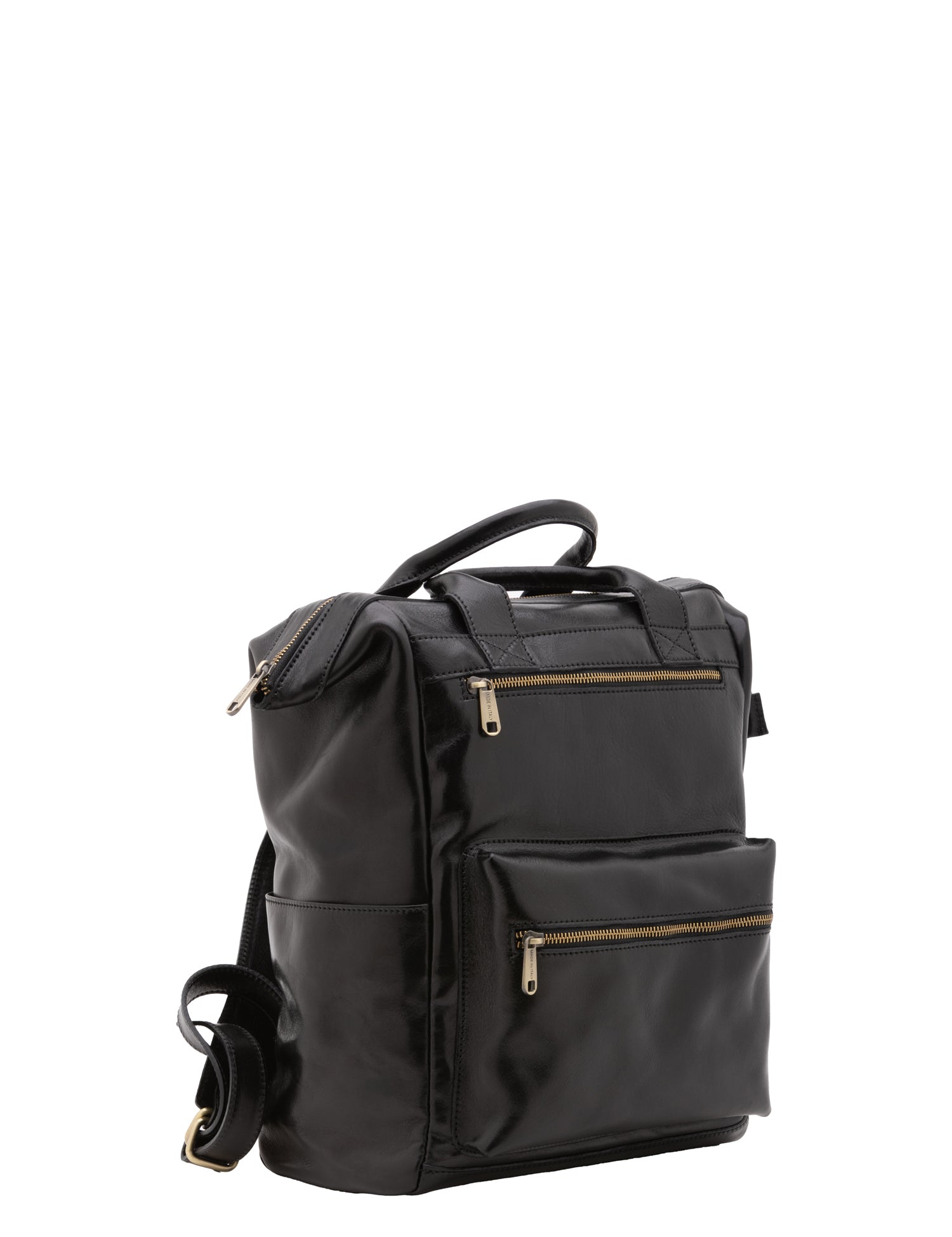 Borsa a tracolla uomo in vera pelle Made in Italy 5581-Nero I Fratelli
