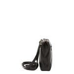 Borsa a tracolla uomo in vera pelle 100% pelle 5582-Nero I Fratelli