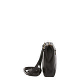 Borsa a tracolla uomo in vera pelle 100% pelle 5582-Nero I Fratelli