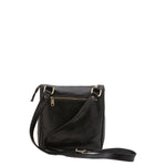 Borsa a tracolla uomo in vera pelle 100% pelle 5582-Nero I Fratelli