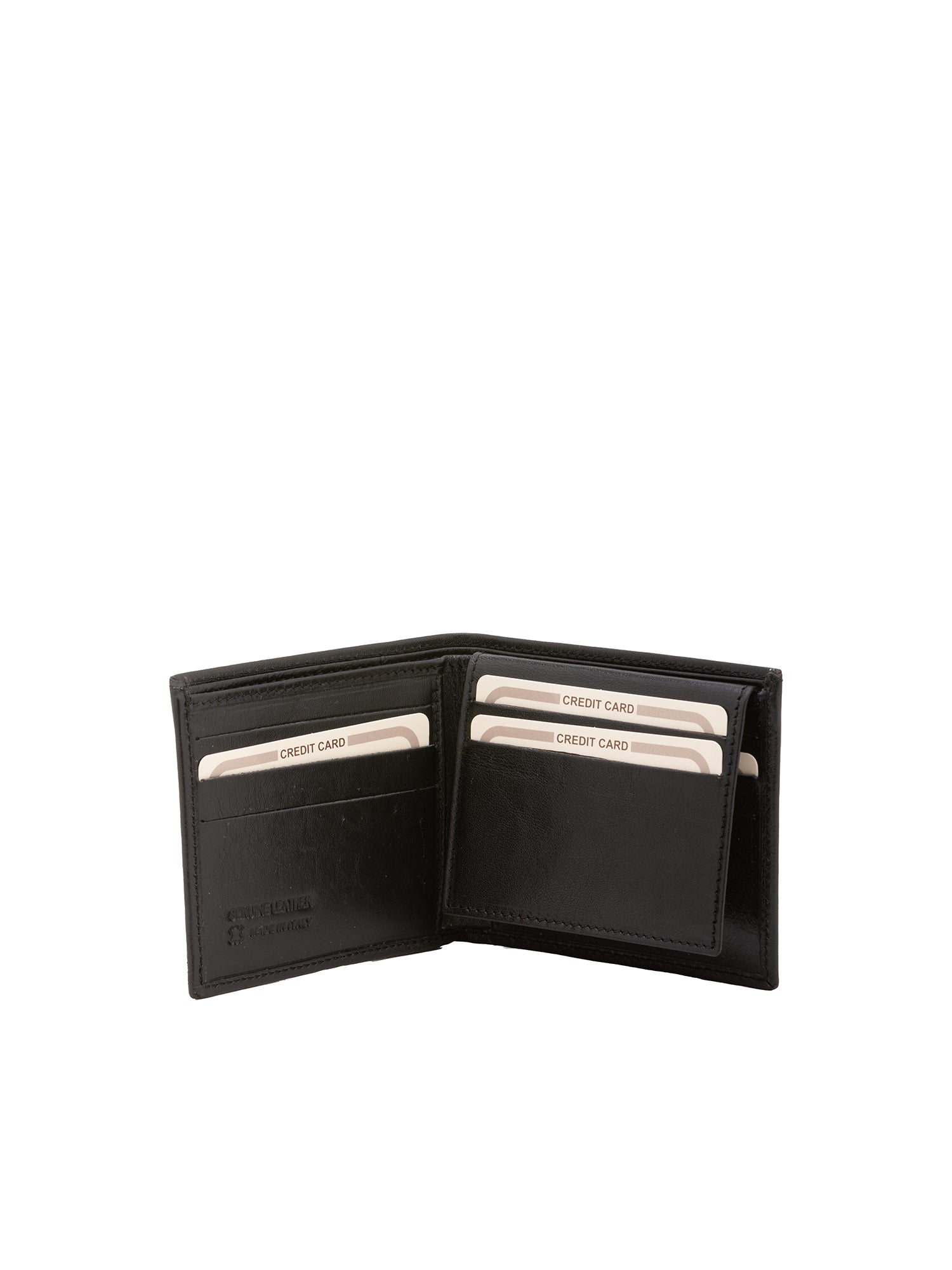 Portafoglio uomo in vera pelle 100% cotone 5584-Nero I Fratelli