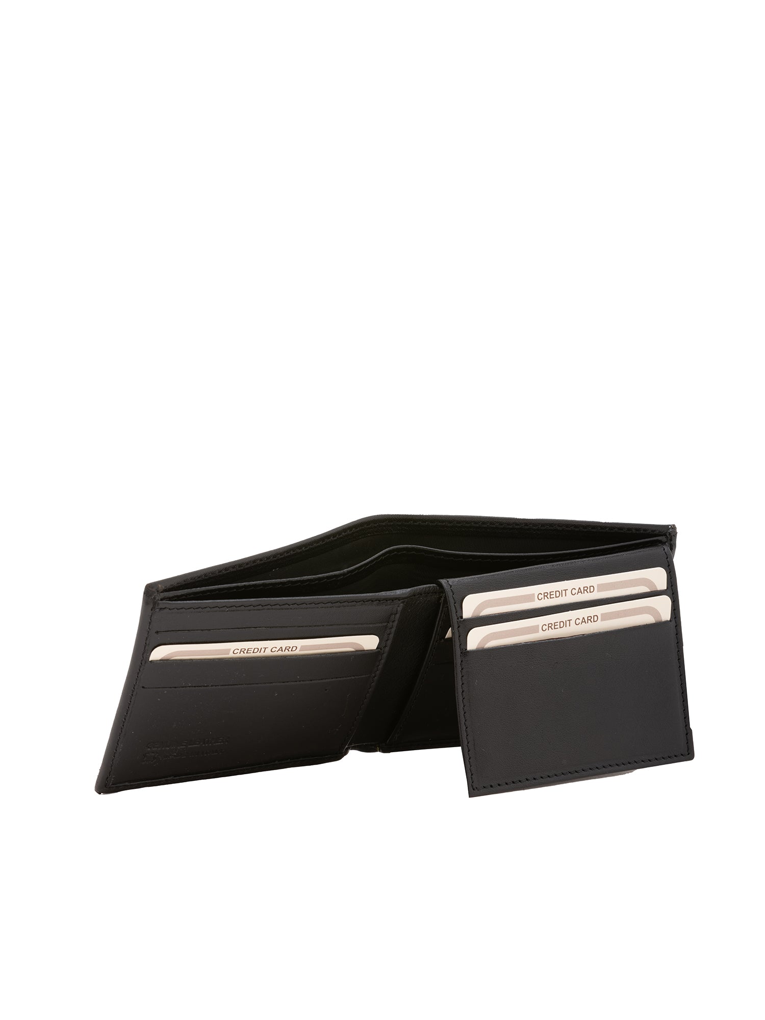 Portafoglio uomo in vera pelle 100% cotone 5584-Nero I Fratelli
