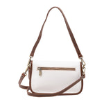 Borsa a tracolla da donna Vera pelle 5587-Bianco I Fratelli