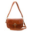 Borsa a tracolla da donna Vera pelle 5587-Cognac I Fratelli