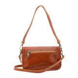 Borsa a tracolla da donna Vera pelle 5587-Cognac I Fratelli