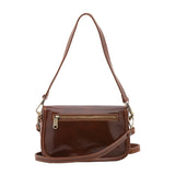 Borsa a tracolla da donna Vera pelle 5587-Marrone I Fratelli