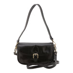 Borsa a tracolla da donna Vera pelle 5587-Nero I Fratelli