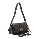 Borsa a tracolla da donna Vera pelle 5587-Nero I Fratelli