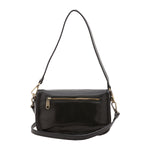 Borsa a tracolla da donna Vera pelle 5587-Nero I Fratelli