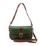 Borsa a tracolla da donna Vera pelle 5587-Verde I Fratelli