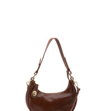 Women's Shoulder Bag In Genuine Leather Made in Italy 25x18x8 cm