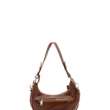 Women's Shoulder Bag In Genuine Leather Made in Italy 25x18x8 cm