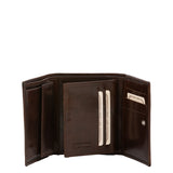 Portafoglio donna in vera pelle Made in Italy 5594-Tmoro I Fratelli
