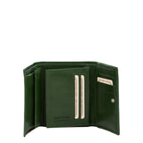 Portafoglio donna in vera pelle Made in Italy 5594-Verde I Fratelli