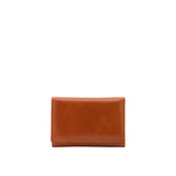 Portafoglio donna in vera pelle Made in Italy 5595-Cognac I Fratelli
