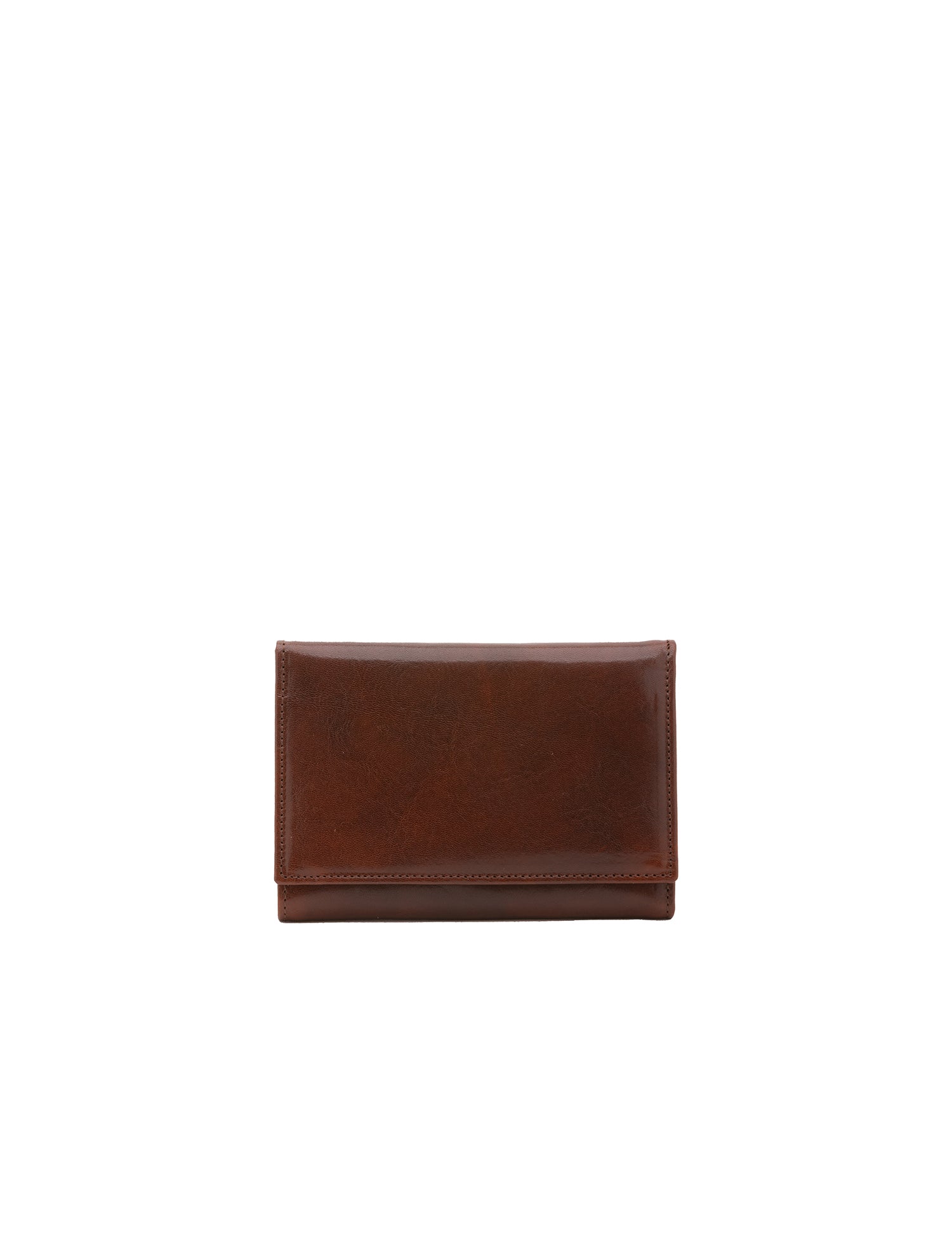 Portafoglio donna in vera pelle Made in Italy 5595-Marrone I Fratelli