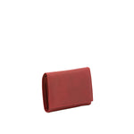 Portafoglio donna in vera pelle Made in Italy 5595-Rosso I Fratelli