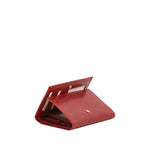Portafoglio donna in vera pelle Made in Italy 5595-Rosso I Fratelli