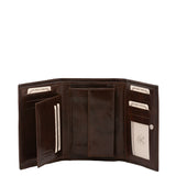 Portafoglio donna in vera pelle Made in Italy 5595-Tmoro I Fratelli