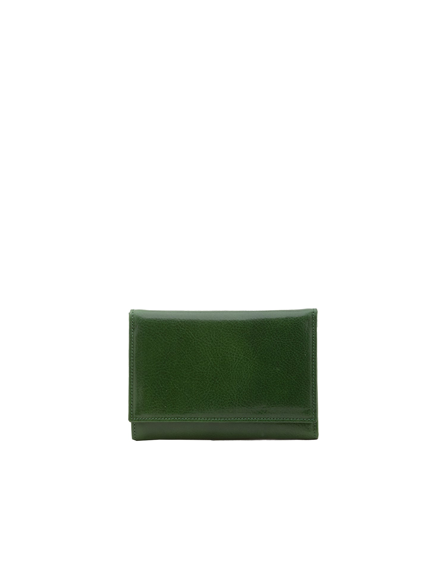 Portafoglio donna in vera pelle Made in Italy 5595-Verde I Fratelli
