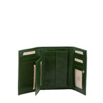 Portafoglio donna in vera pelle Made in Italy 5595-Verde I Fratelli
