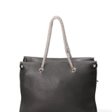 Borsa a spalla da donna Vera pelle JR-W-100-BLACK-SILVER John Richmond