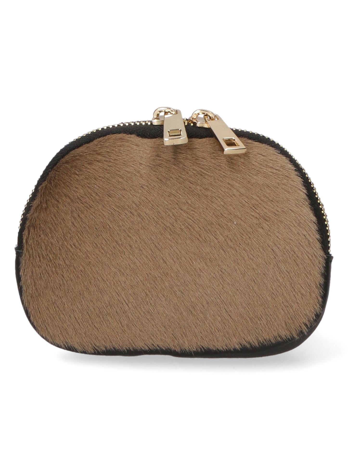 Rachele Pochette donna vera pelle Zip 02535-TAUPE Gave Lux