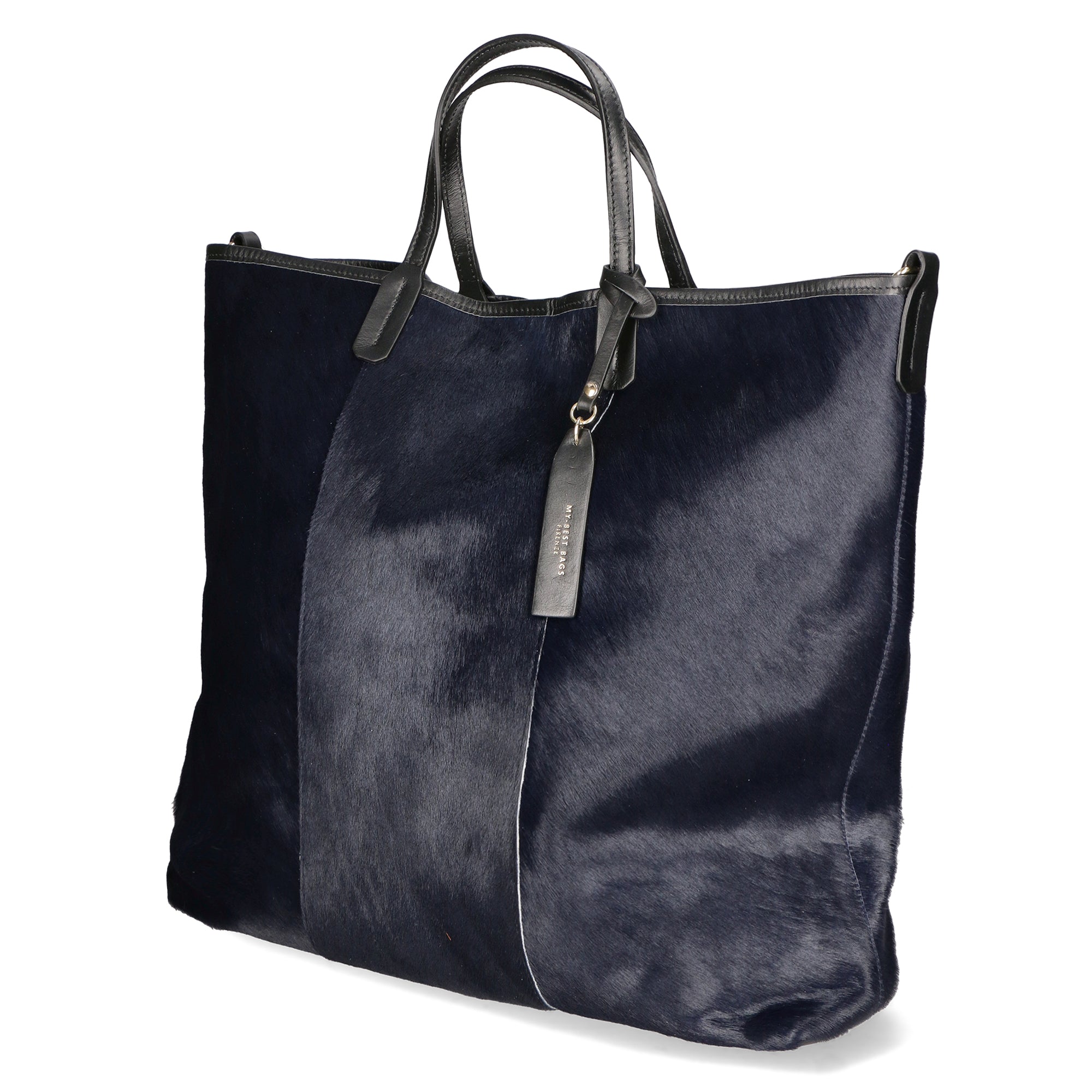Borsa a mano da donna Vera pelle MYB-8053-FW-NOTTE My Best Bag