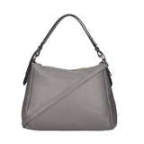 Vladimira Borsa a spalla da donna Vera pelle 06675-D27 CENERE + D28 NERO Gave Lux