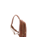Zaino in vera pelle unisex 100% cotone 4316-MARRONE Alessia Firenze