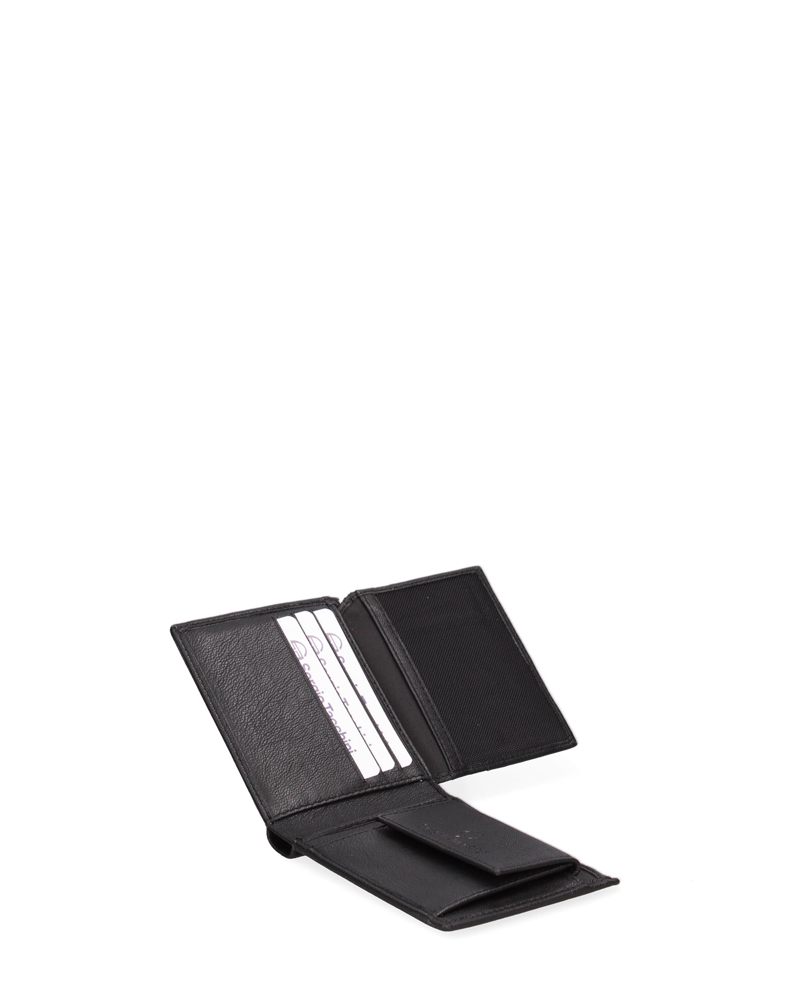 Portafoglio uomo vera pelle Sfoderato K50115P030-NERO Sergio Tacchini