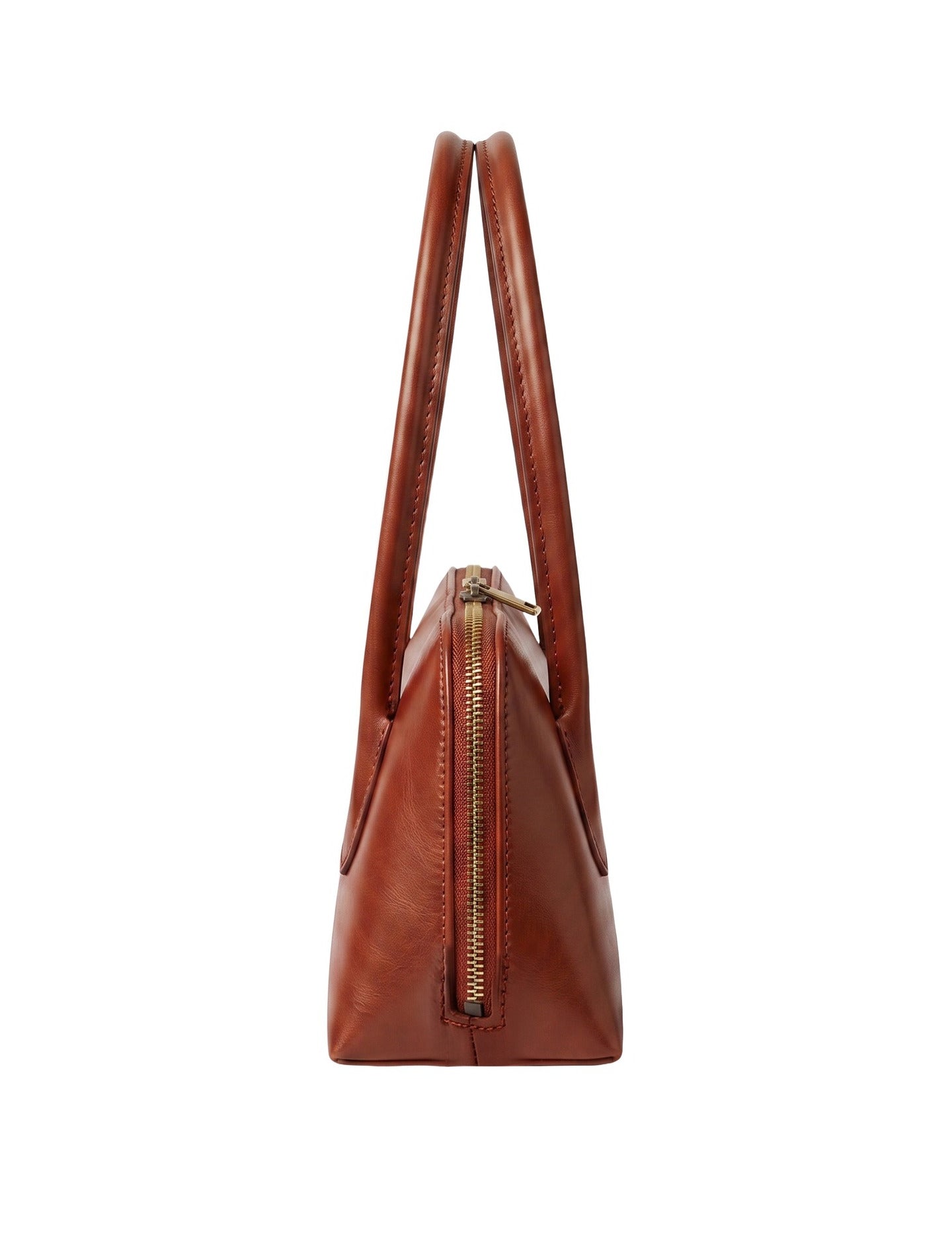 Borsa a Spalla in Vera Pelle Testa di Moro