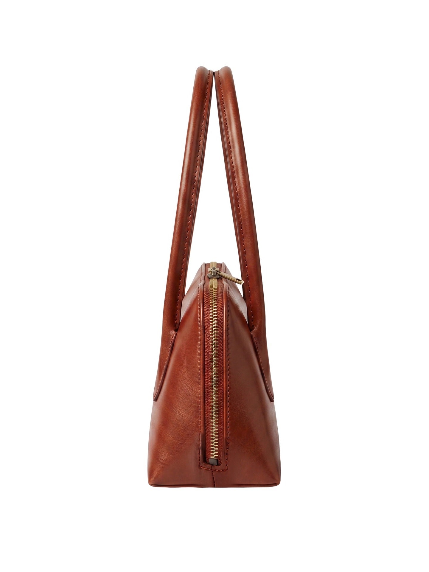 Borsa a Spalla in Vera Pelle Testa di Moro