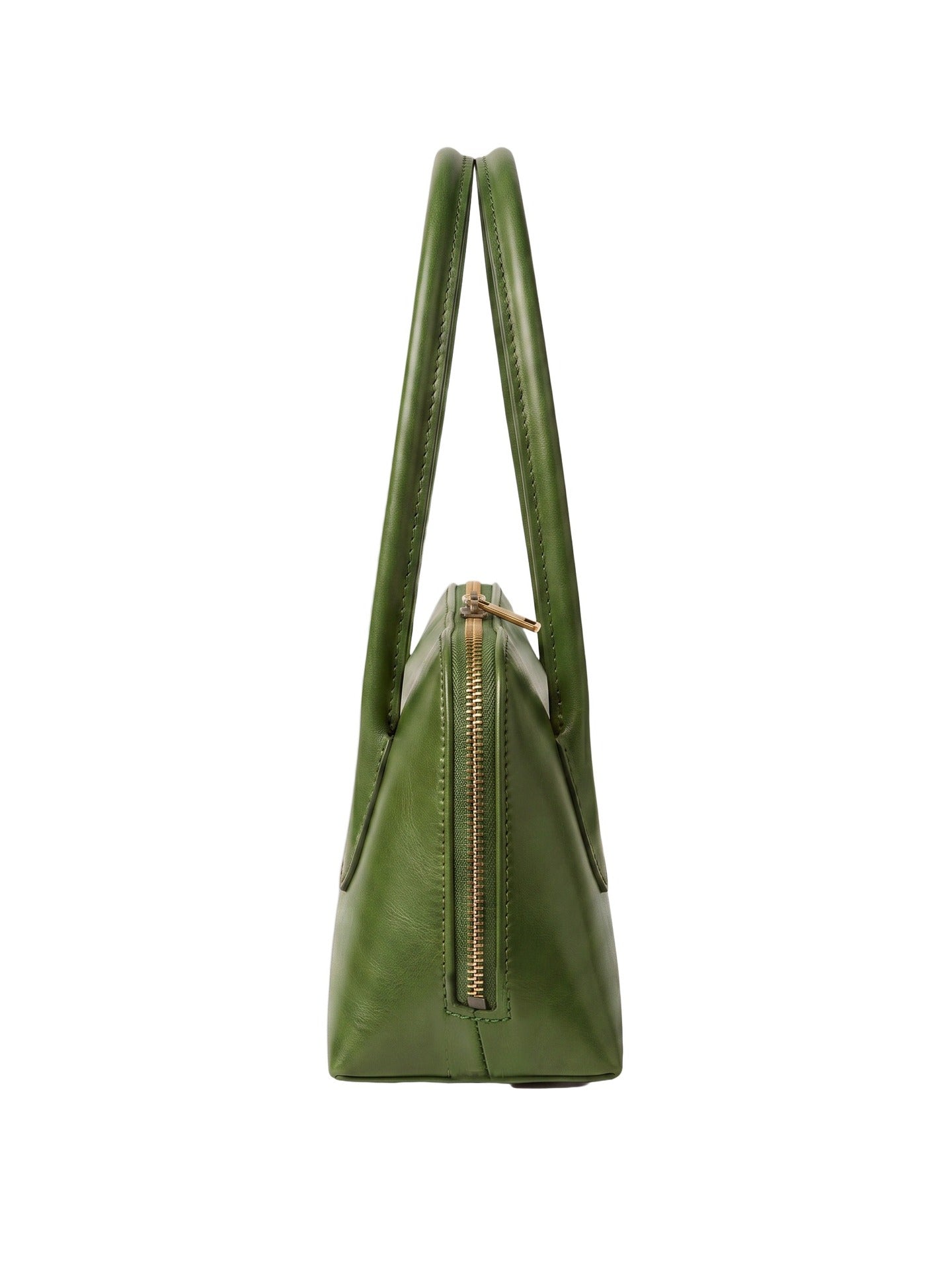 Borsa a Spalla in Vera Pelle Verde