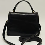 Borsa a Mano in Vera Pelle Nero