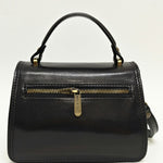 Borsa a Mano in Vera Pelle Nero